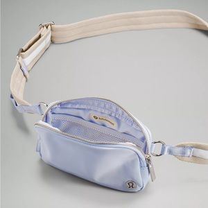 Brand New Lululemon Everywhere Crossbody Bag in Pastel Blue / Raw Linen